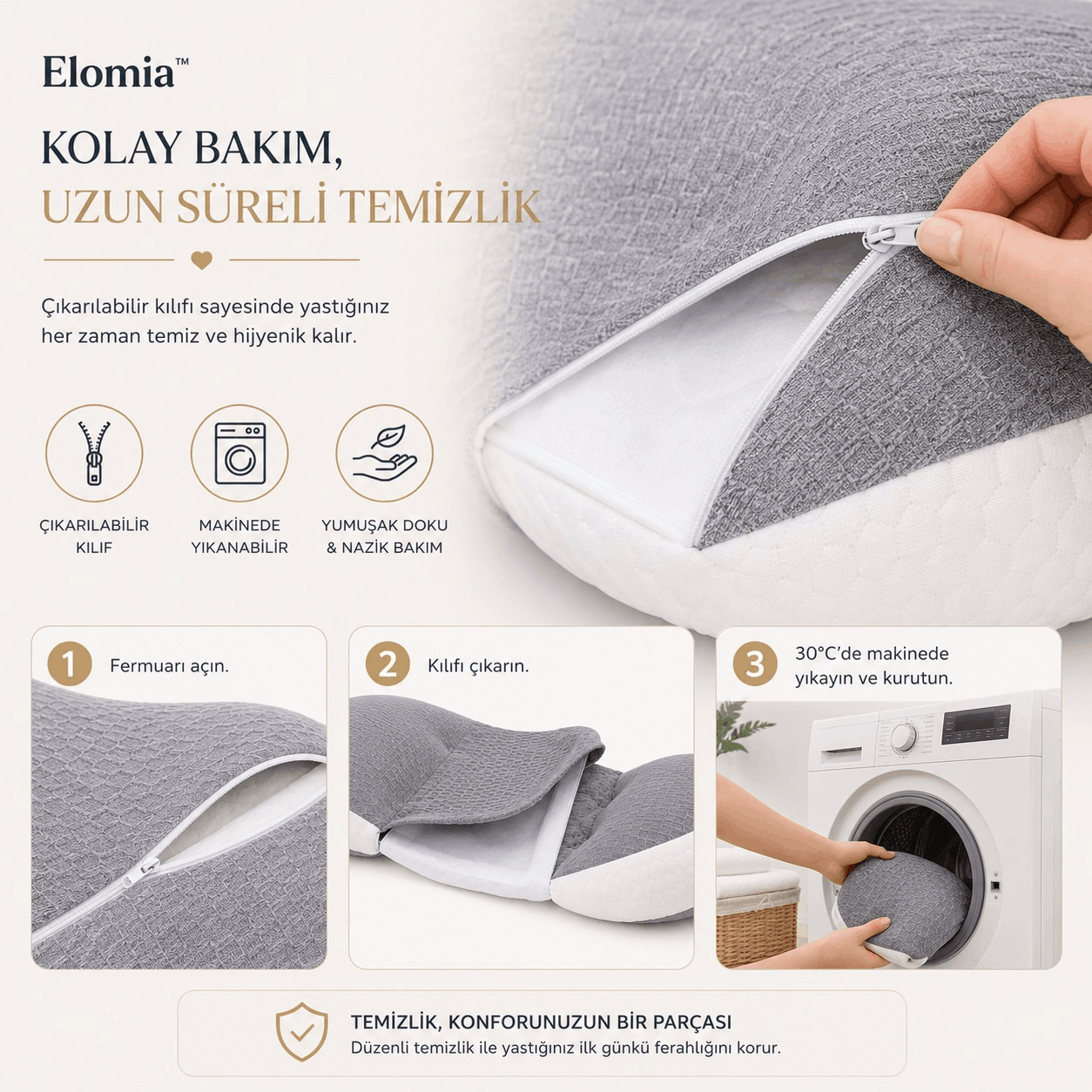 Elomia Comfort - Hamile Destek Yastığı